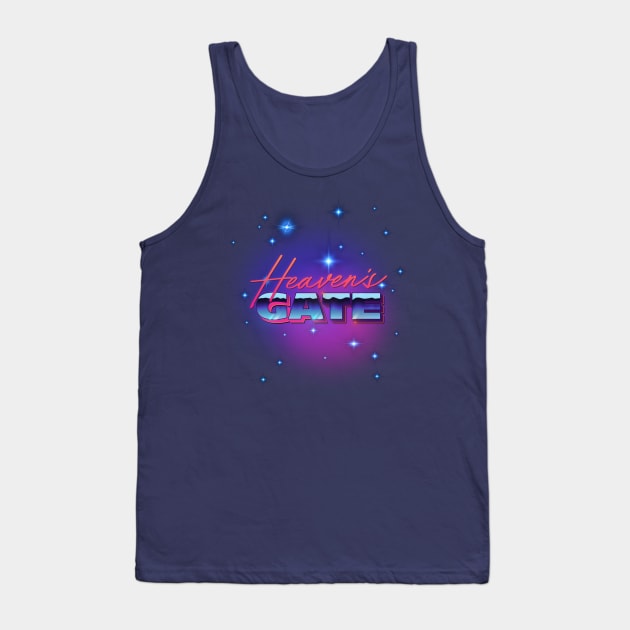 Heaven's Gate / Retro Styled Fan Logo Design Tank Top by DankFutura